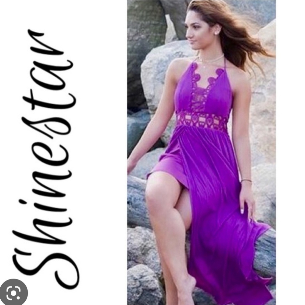 Orchid maxi dress